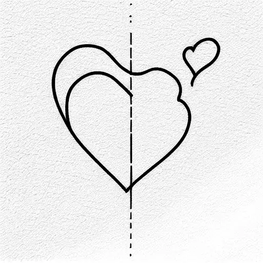 Heart Text Love Tattoo Icon Linear Illustration Stock Photo by ©olga610483  482381934