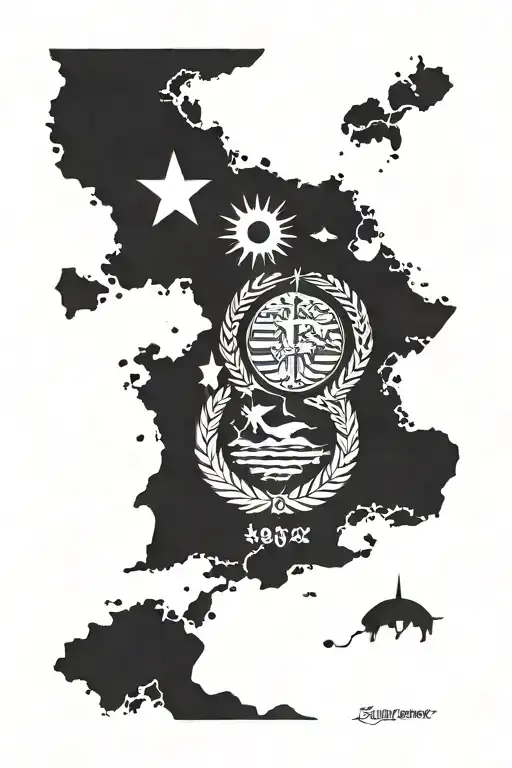 Argentina Falklands War 1982 1987 1992 tattoo design idea