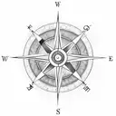 Compass in memory of Dad tattoo design idea