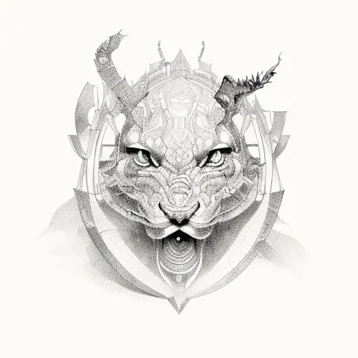 Polyglot language tattoo design idea