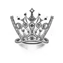 Queen's Crown tattoo design idea