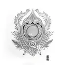 acorn tattoo design idea