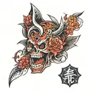 irezumi style sleeve tattoo design idea