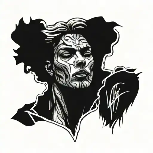 man in need of love  tattoo design idea