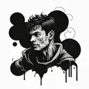 man in need of love  tattoo design idea