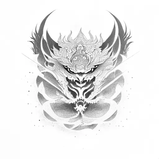 rengoku tattoo design idea