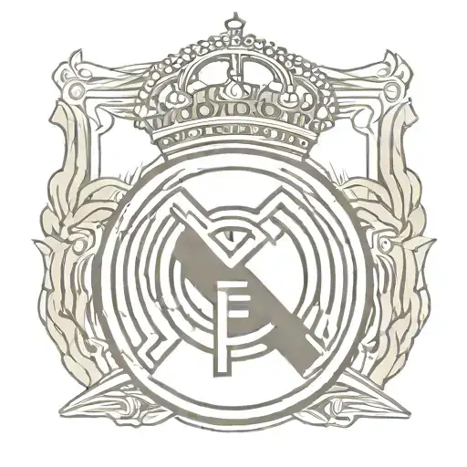 Real Madrid logo tattoo design idea