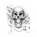 time running out death waits for no one tattoo design idea