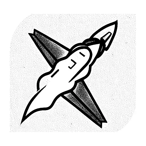 space shuttle tattoo design idea