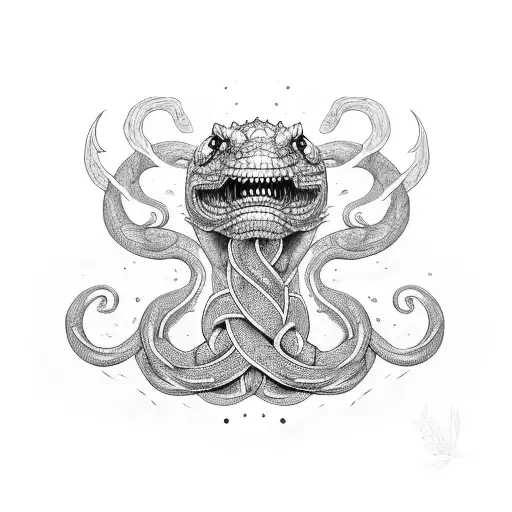 jormungandr  tattoo design idea