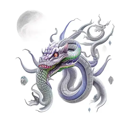jormungandr  tattoo design idea
