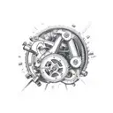 mechanics tattoo design idea