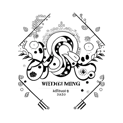 220222 wedding date tattoo design idea