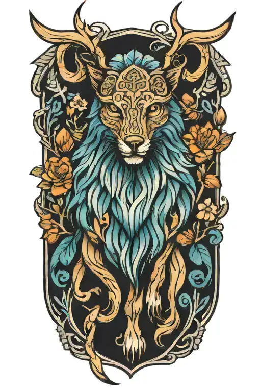 frey nordic tattoo design idea