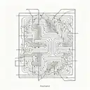 paradox words with some lines tattoo design idea