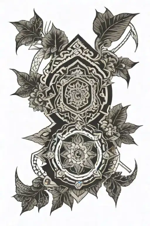 Ayahuasca Bali Traditional Inspired Tattoo Tattoo Idea tattoo design idea