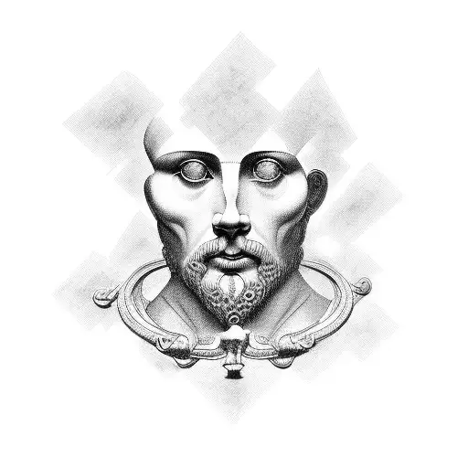 Incorporate a Latin quote about knowledge into a fine line tattoo inspired by Greek mythology tattoo design idea