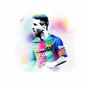 messi tattoo design idea