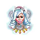 nicki minaj tattoo design idea