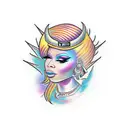 nicki minaj tattoo design idea