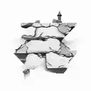 brick wall  tattoo design idea