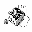 Dice tattoo design idea