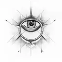 Evil Eye tattoo design idea