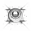 Evil Eye tattoo design idea