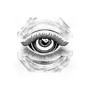 Evil Eye tattoo design idea