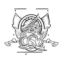 courage, strength, wisdom tattoo design idea