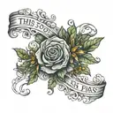 this too shall pass tattoo design idea