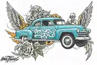 fast and furious  tattoo design idea