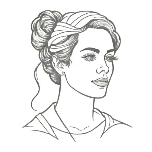 Fleabag character tattoo design idea