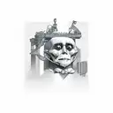 dead presidents tattoo design idea
