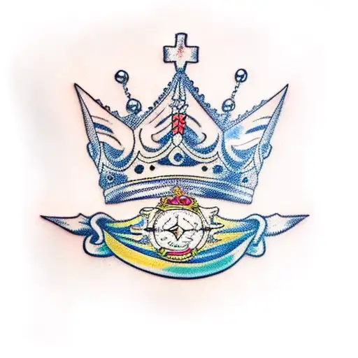 Queen's Crown tattoo design idea