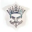 Queen's Crown tattoo design idea