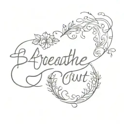 Breathe In. Breathe Out. Move On.  tattoo design idea
