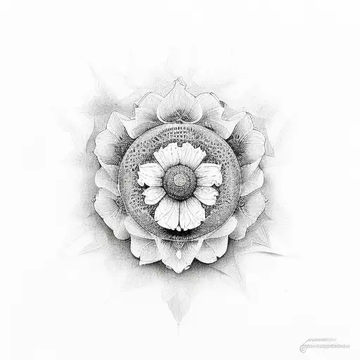 flor de maga tattoo design idea