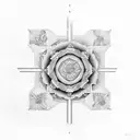 flor de maga tattoo design idea