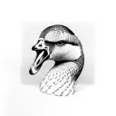 goose tattoo design idea
