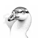 goose tattoo design idea
