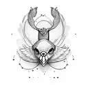 goose tattoo design idea