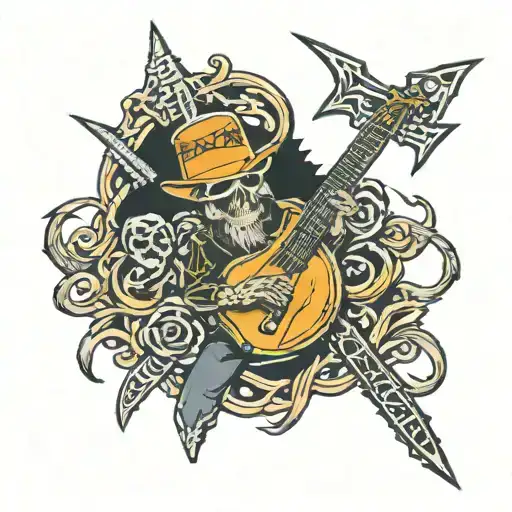 Metallica logo tattoo design idea