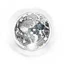 world globe but the moon insted of the world  tattoo design idea