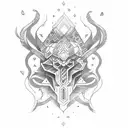 shiv band with mantra tattoo design idea