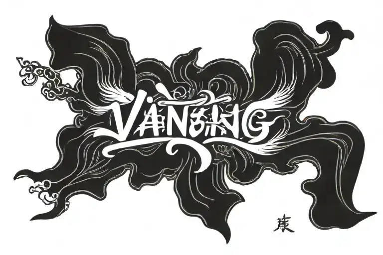 Vaneng name tattoo tattoo design idea