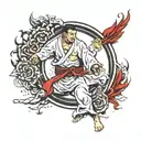 judo moral code tattoo design idea