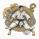 judo moral code tattoo design idea
