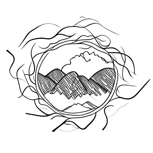 Branch of Sweeping willow Leaves  tattoo design idea