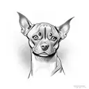 pinscher tattoo design idea